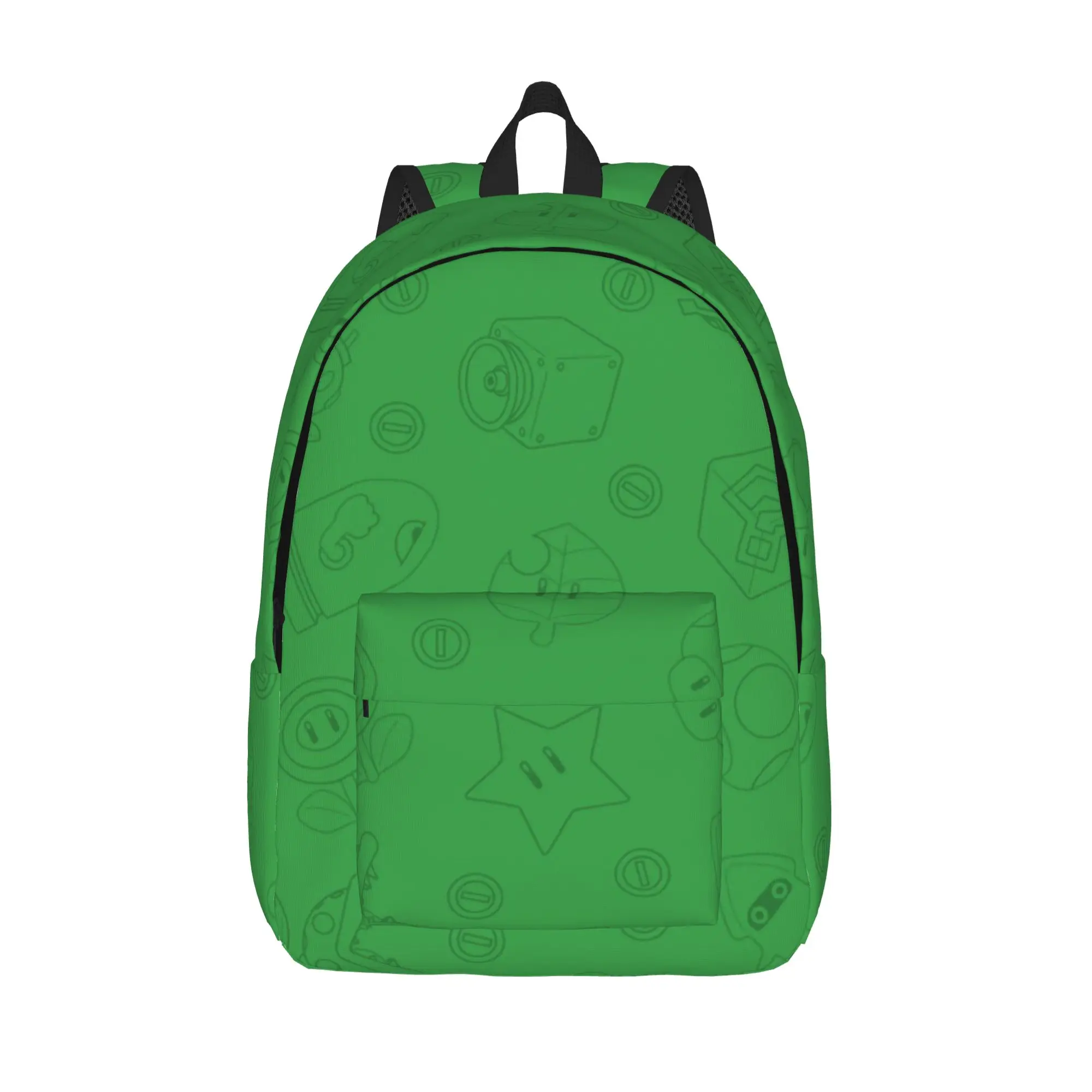 marioes Luigis Teenage Backpack Outdoor High School Business  Daypack for Men Women Laptop Shoulder Bag
