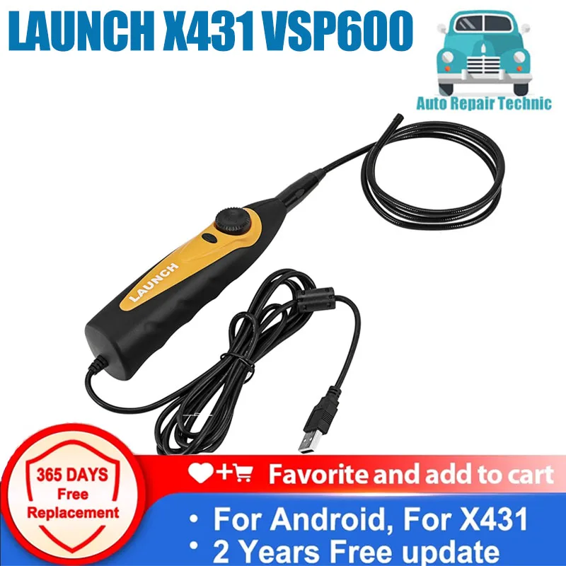 

LAUNCH X431 VSP-600 VSP600 OBD2 Scanner Video Scope Camera Digital Inspection Camera work with X431 V X431 V+ X431 Pro3S+