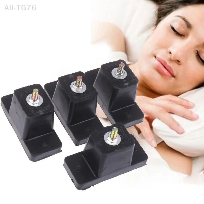 

PuraVive 4Pcs Air Conditioner Rubber Vibration Mounting Bracket Shock Absorbing Anti-Vibration Isolator Pads