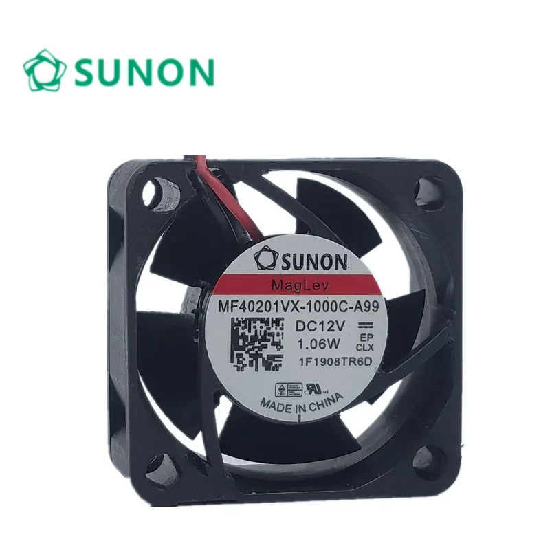 

+New for sunon MF40201VX-1000C-A99 4020 40*40*20MM DC 12V 1.06w 4cm silent cooling fan