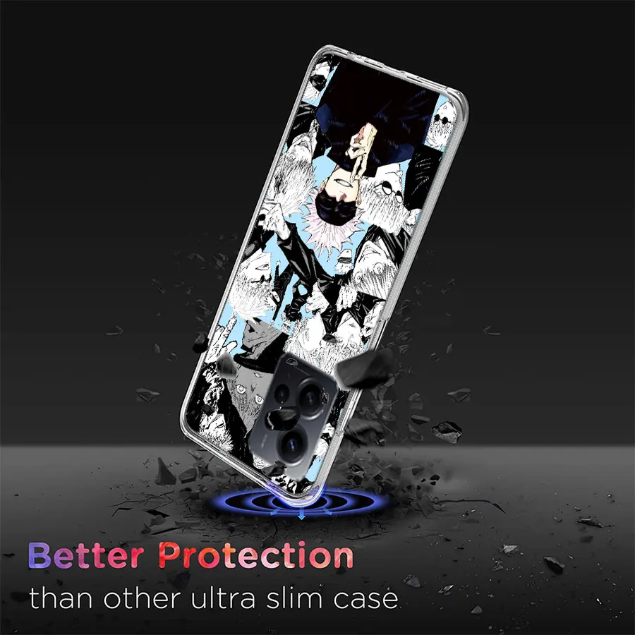 Jujutsu Kaisen เคสโทรศัพท์แบบใสลายการ์ตูนอนิเมะสำหรับ Xiaomi redmi Note 11 11S 11T 11E 10S 9S 9T 8 8T Pro 7 K70 K60 K20แผ่น TPU