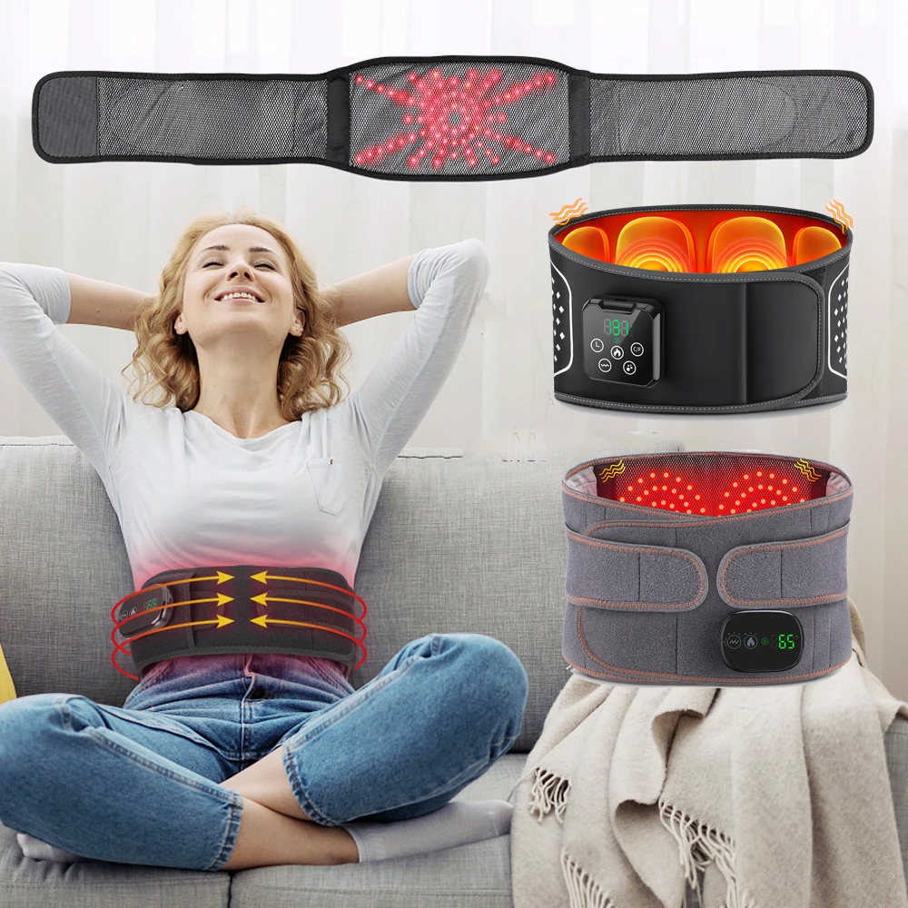 

Heating Back Decompression Lumbar Support Belt Waist Protective Vibration Massage Traction Brace Spinal Back Fatigue Relief Belt