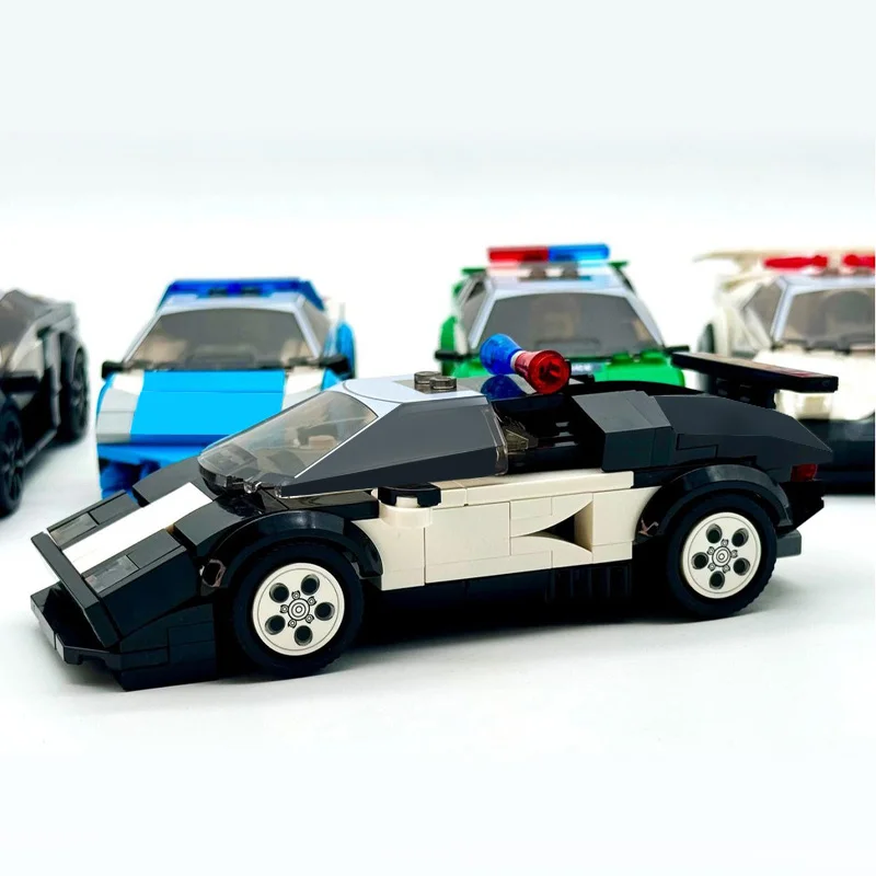 1181 قطعة حزمة مركبة الشرطة الخارقة MOC تخصيص وحدات بنة تكنولوجيا التصميم الإبداعي لتقوم بها بنفسك لعبة عيد الميلاد هدية #3