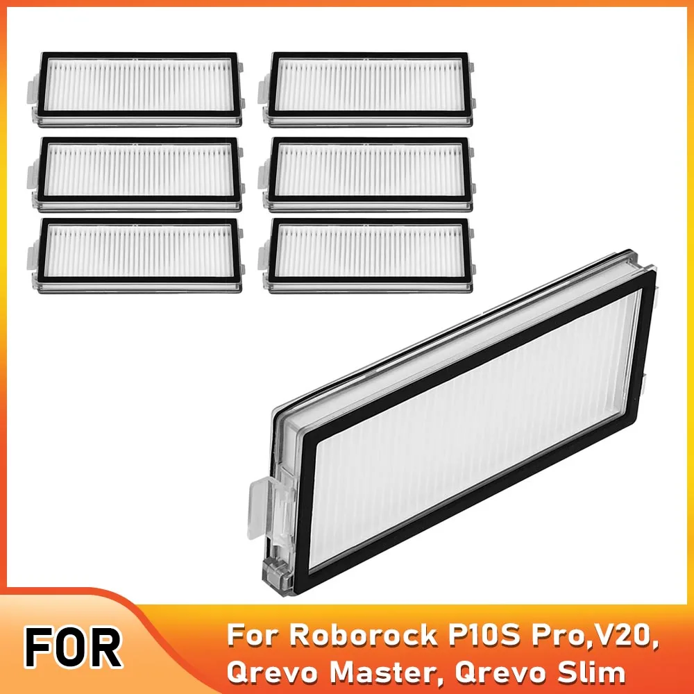 Filter Replacement For Roborock Qrevo Master/Qrevo Slim/P10S Pro/V20 Robot Vacuum Cleaner High-Efficiency Filter Accessorie Part