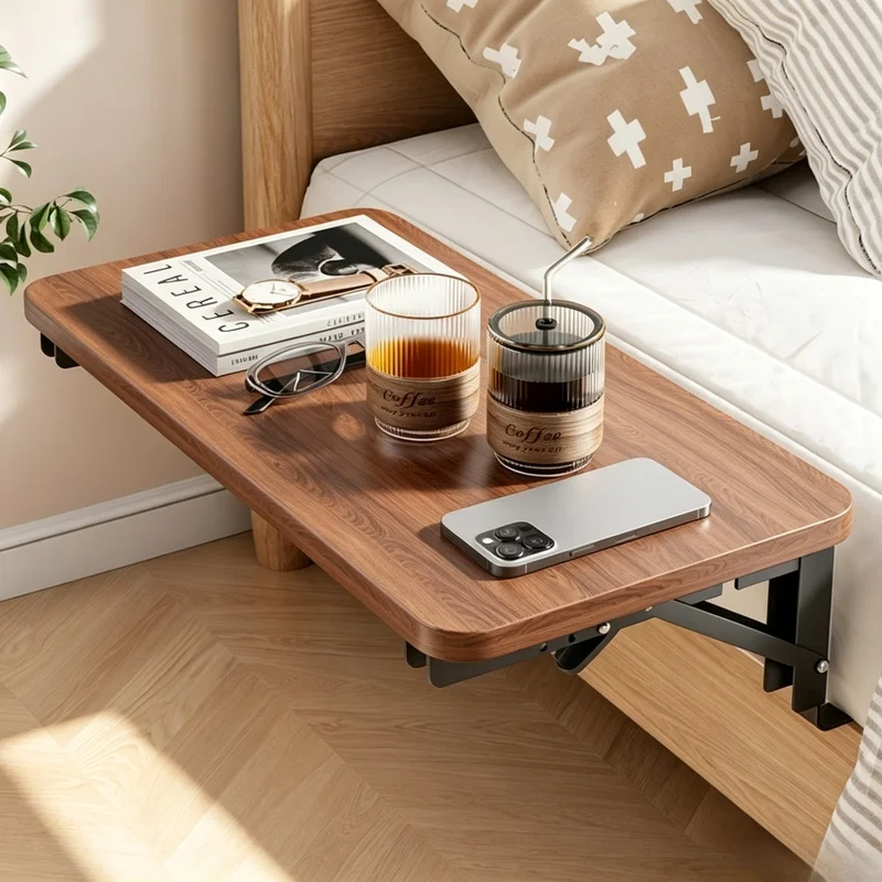 Foldable Space‑Saving Small Bedside Table Lightweight Portable Side Storage Cabinet for Bedroom Dorm Apartment