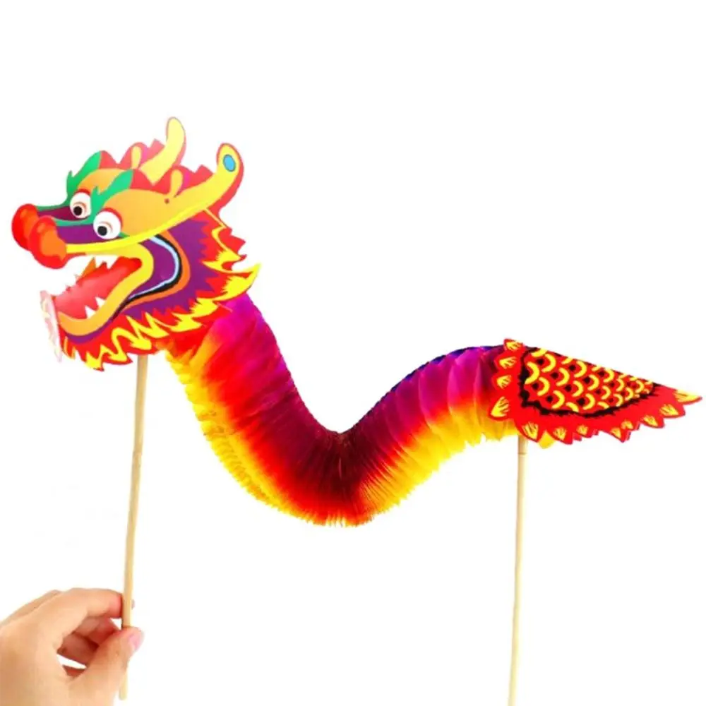 High Quality DIY Dragon Craft 3D Paper Chinese Dragon Dance Chinese New Year DIY Dragon Decor