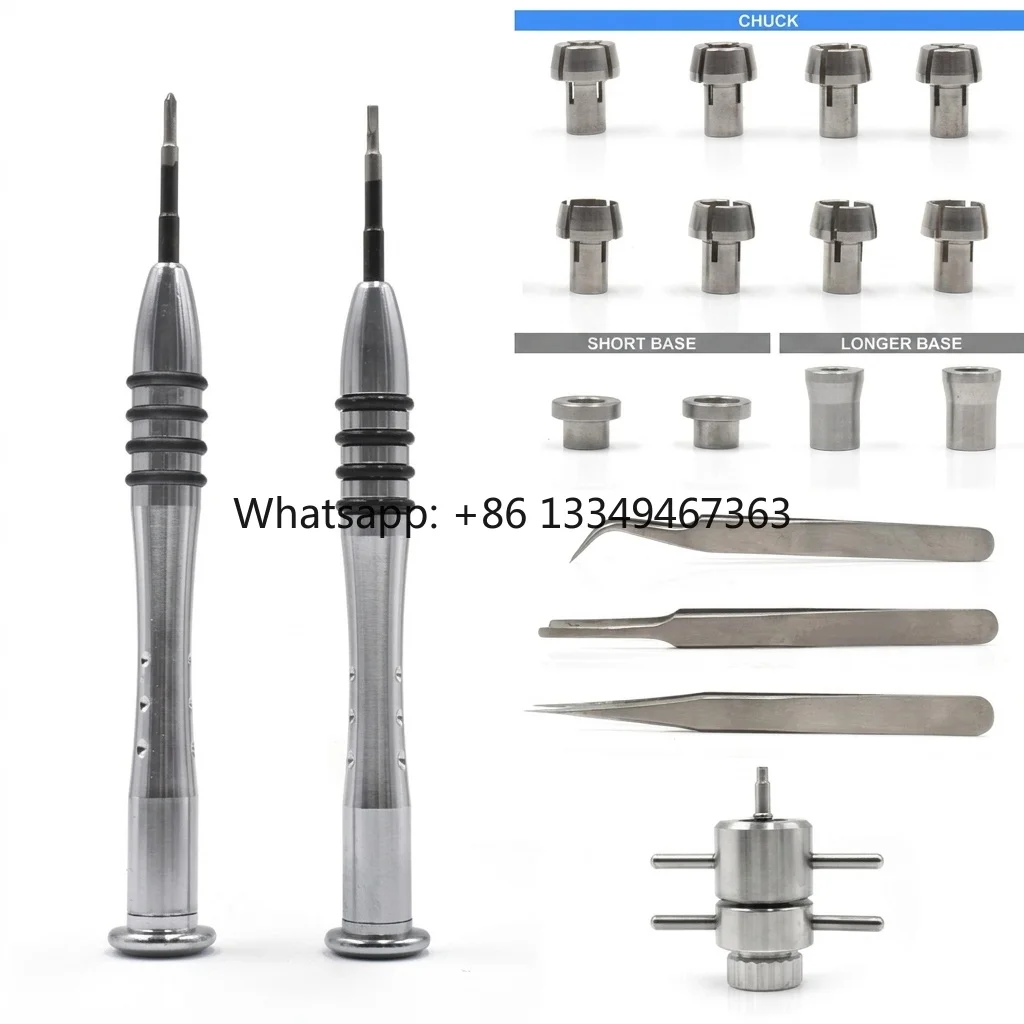 Dental High-Speed Handpiece Bearing Disassembly/Assembly Screwdriver Tool Movement Replacement Stainless Steel Shaft Core
