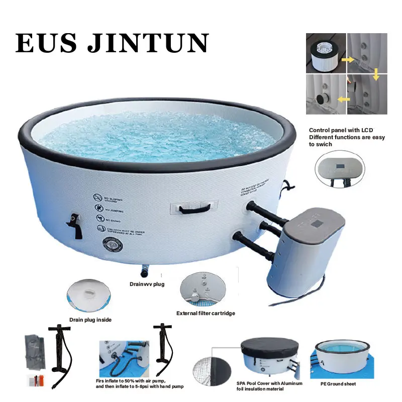 custom wholesale outdoor home  hot tub baby  bathtubs indoor bath swim 4 3 2 person massage inflatable hot spa tubs