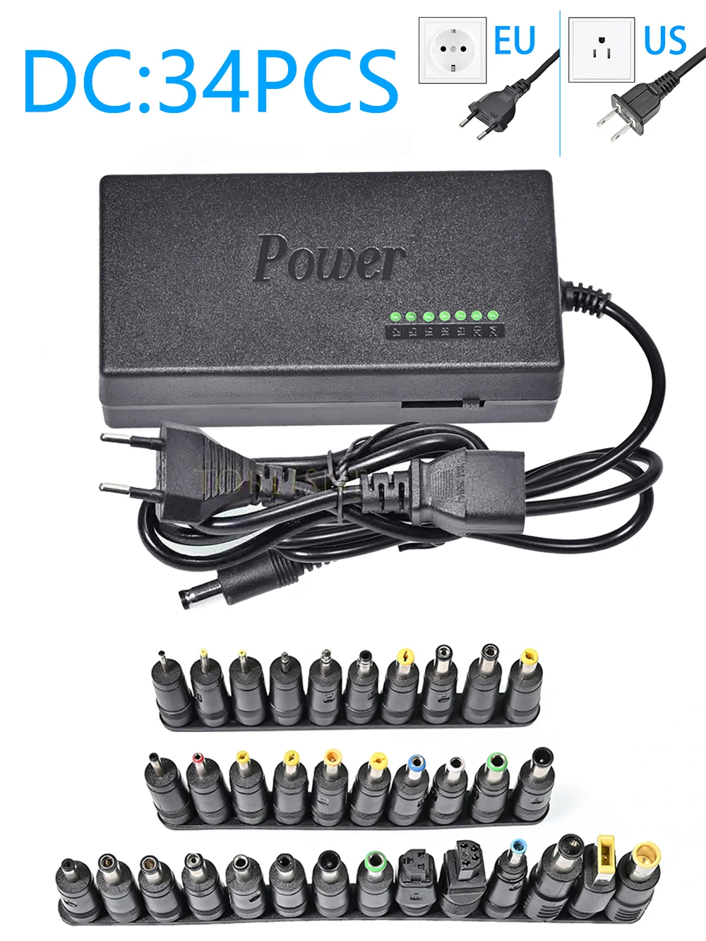 96W Universele AC Laptop Power Adapter 12V 15V 16V 18V 19V 4.5A 20V 24V Oplader Draagbare Voor Asus Acer Sony Lenovo Dell Hp MSI