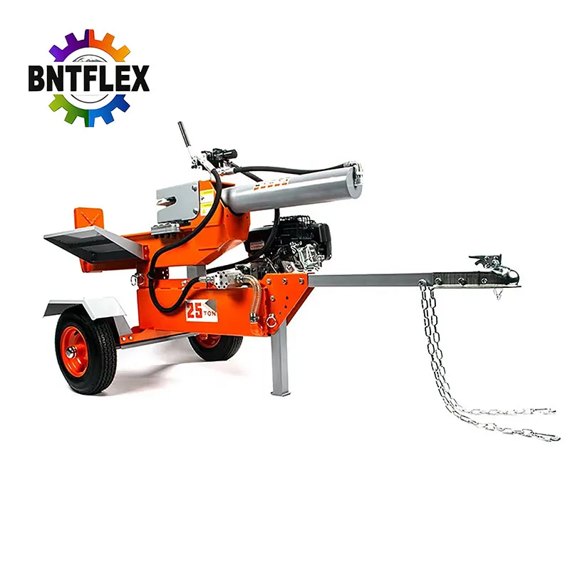 customized New 25 ton large household  gas powered wood splitting machine, vertical and horizontal dual-use log splitter