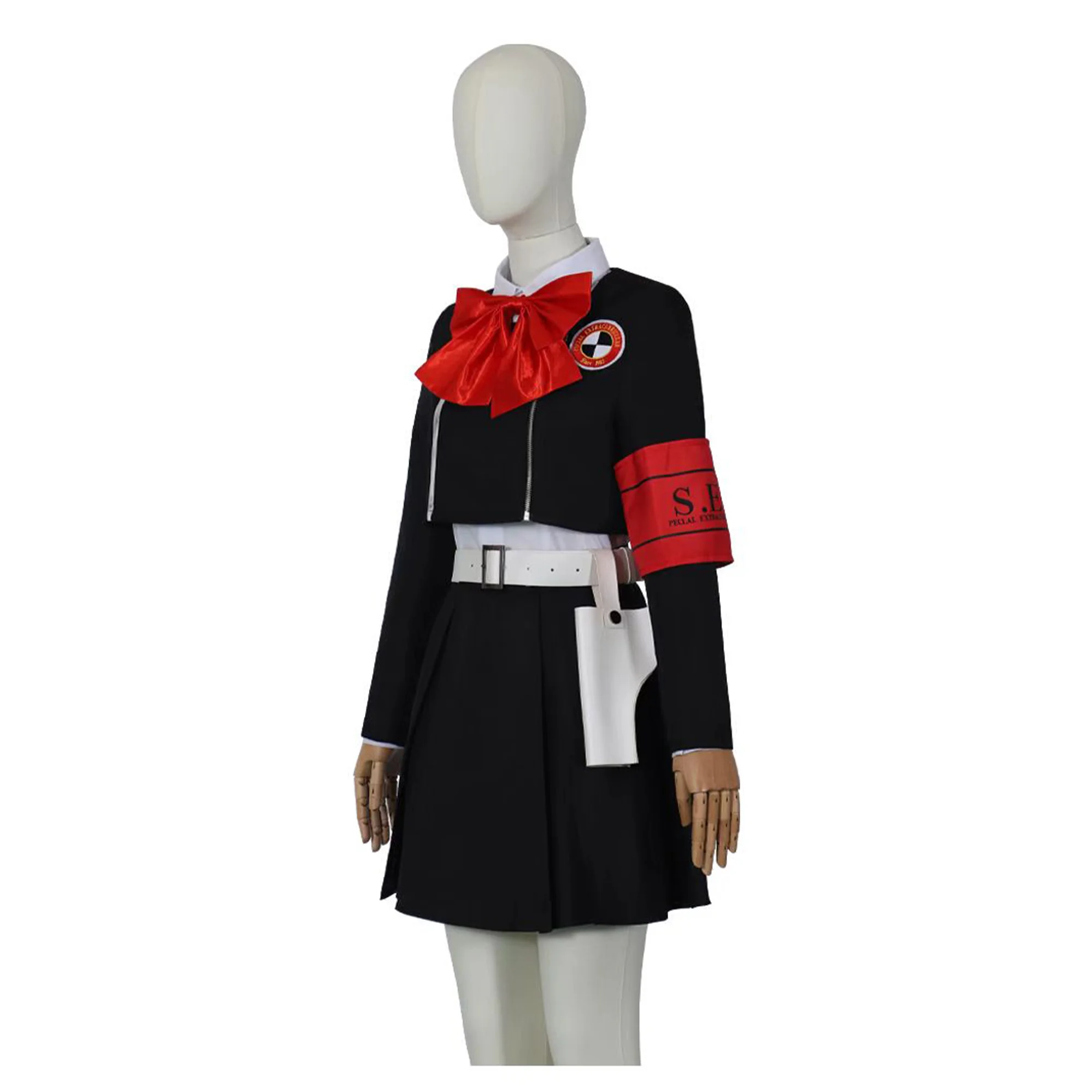 

FeMC Shiomi Kotone Cosplay Aigis Costume Complete Set Halloween Party JK Outfits For Anime Convention With Bag Armband