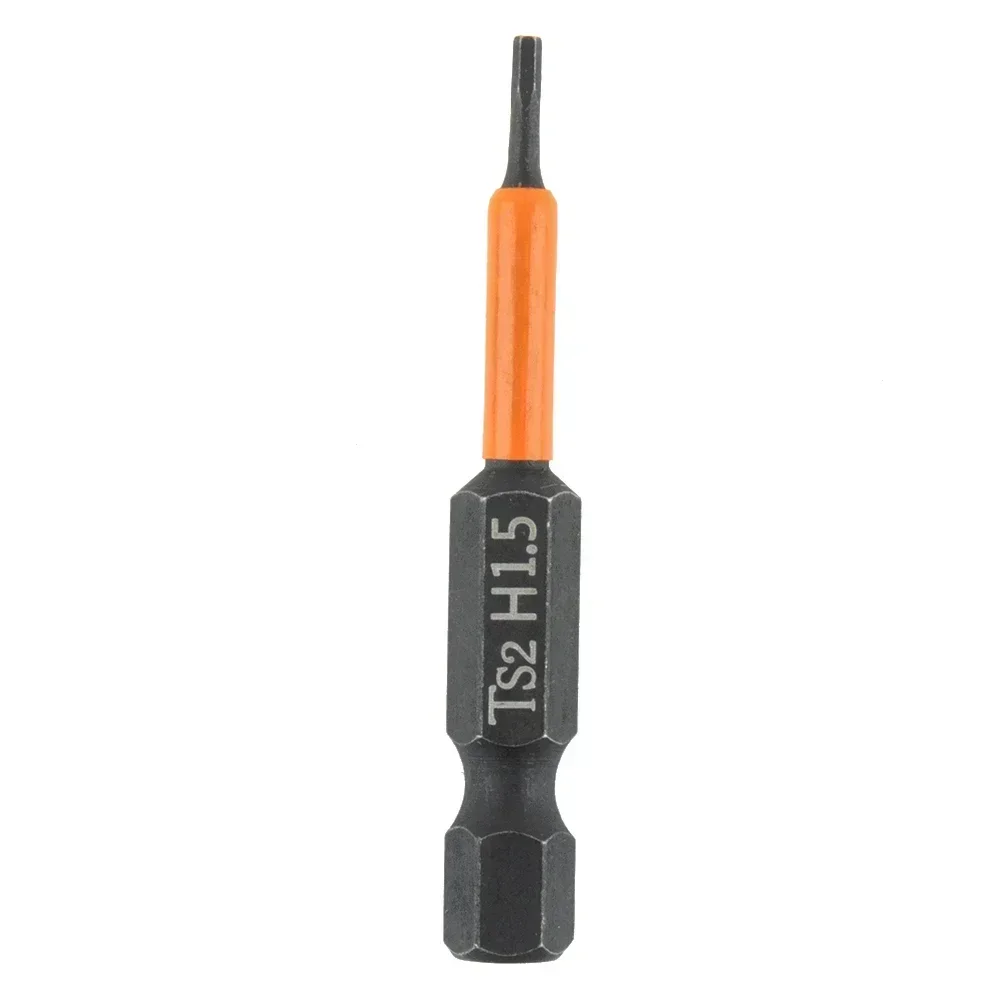 1pc 50mm Hex Head Screwdriver Bit 1/4 Hex Quick Change Driver Magnetic Screwdriver Drill Bits H1.5 H 2.0 H 2.5 H3 H4 H5 H6