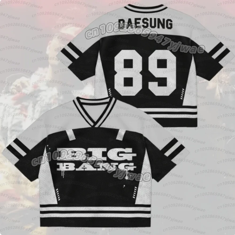 summer Men women BigBang 2026 World Tour Mixed MeshJersey Gift For Fans  short sleeve TAEYANG G-DRAGON fans Men  t-shirt view 5