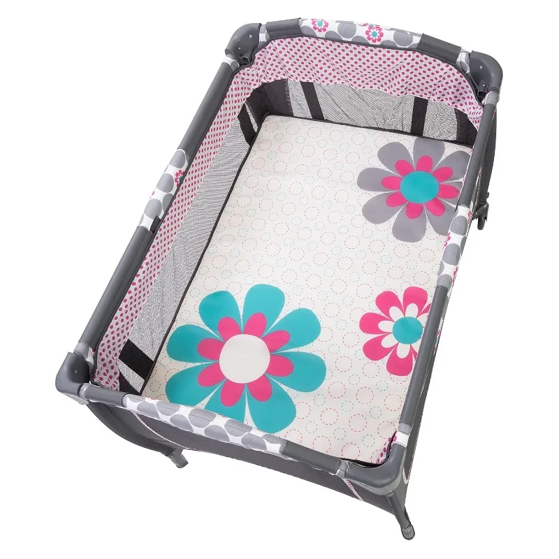 Lil' Snooze™ Deluxe II Nursery Center® Playard, Daisy Dots image 4