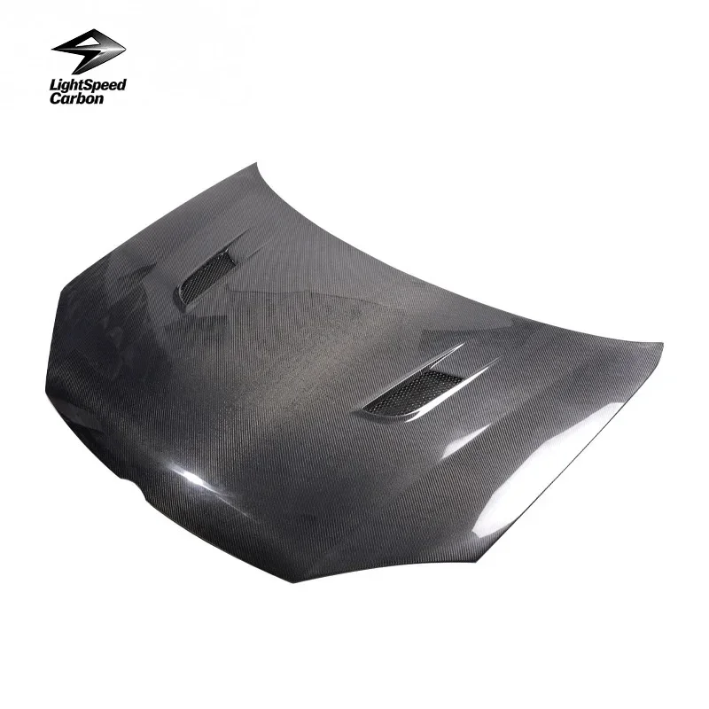KQX High Quality LY Style Lightweight Carbon Fiber Engine Hood Fit MK5 1K 2011-2014 Performance Upgrade Car Parts