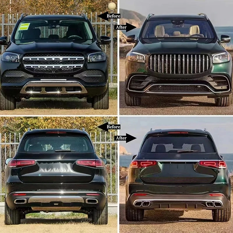 

Car Body Kit GLS X167 2019 2020 2021 2022 2023 Year Facelift GLS63 Coupe Model with Bumper Upgrade GLS63