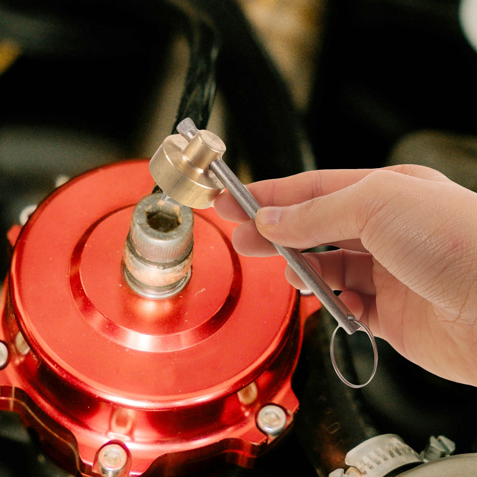 

1pcs Valve Key Brass Radiator Wrench Multifunctional Plumbing Tool For Faucets Air Vent Bleeding Gas Oxygen Tank Sturdy Metal