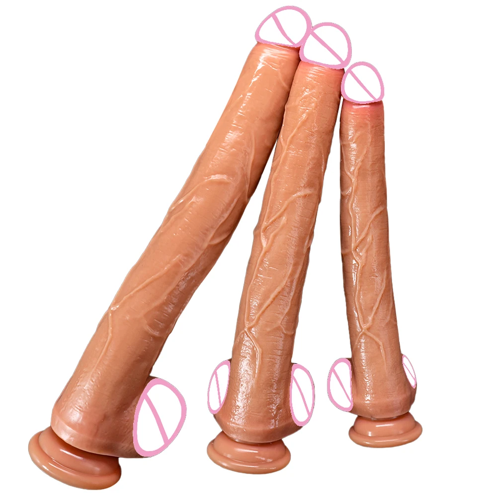 42cm Super Long Medical Silicone Dildo Strong Suction Cup Big Dick Adults Sex Toy For Women Men Masturbator Tool Huge Phallus