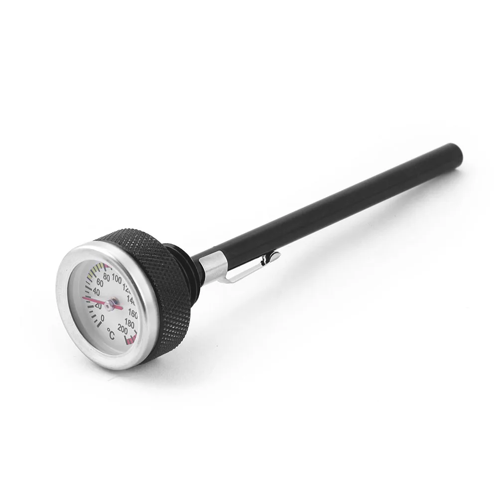 Motorrad-Tankdeckel mit Öltemperaturanzeige 0-200 ℃ Zeigermessgerät M20x1.5/M20x2.5/M30x1.5