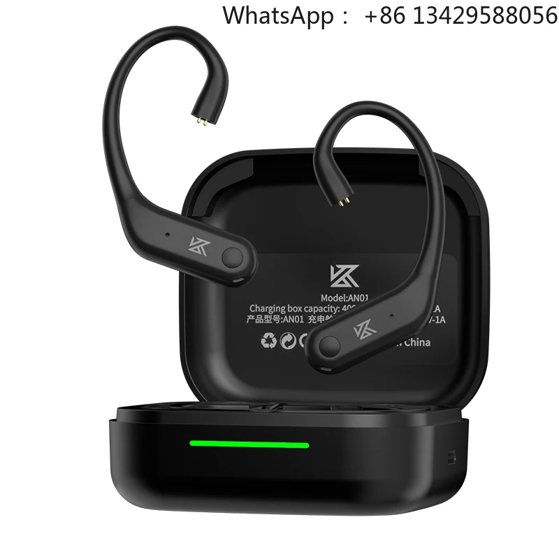 KZ Official Free Shipping KZ AN01 TWS ANC HIFI Wireless Earhook BT5.4 LDAC in Ear Earphones Hybrid Technology Ear Hook