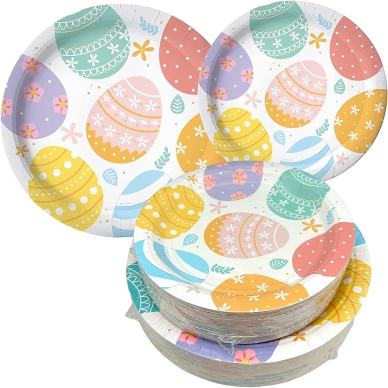 

Служит 50 пасхальных тарелок, десертные тарелки, идеально подходящие для домашнего офиса, ресторана, школы, церкви (таблички - упаковка 100 шт.)