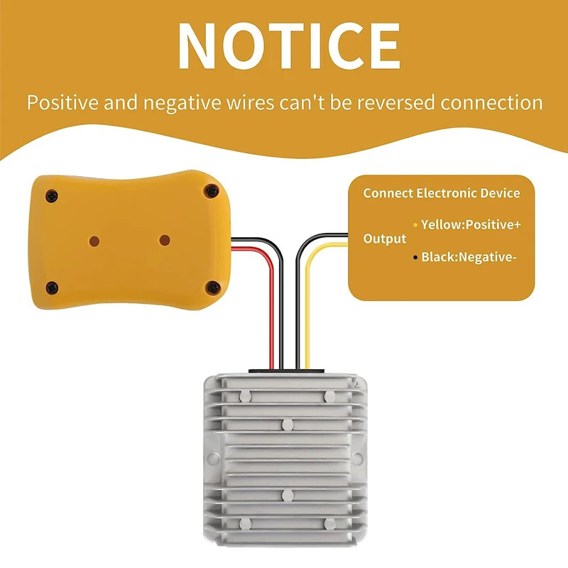 For Dewalt For Milwaukee DIY Buck Converter Regulator 18V 20V to 12V Battery Step Down Converter Aadpter Battery Dock 15A 180W