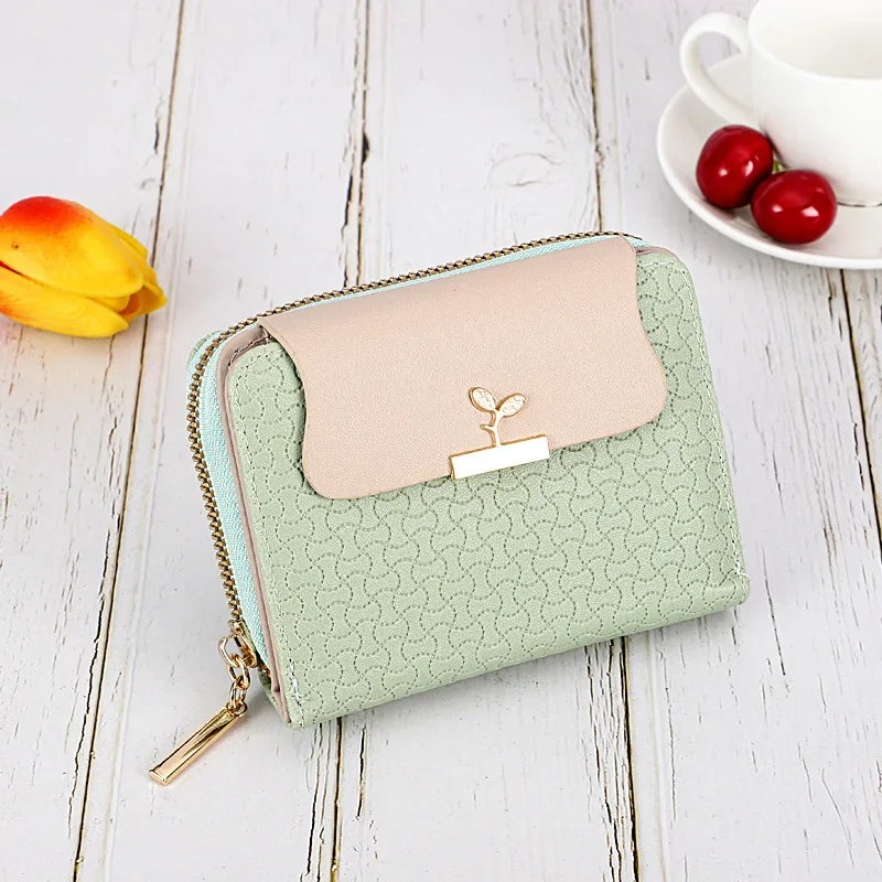 

2022 New Women's Wallet Short Wallet Women's Trend Japanese Small Fresh Multi-card Coin Purse Wholesale Designer Wallet