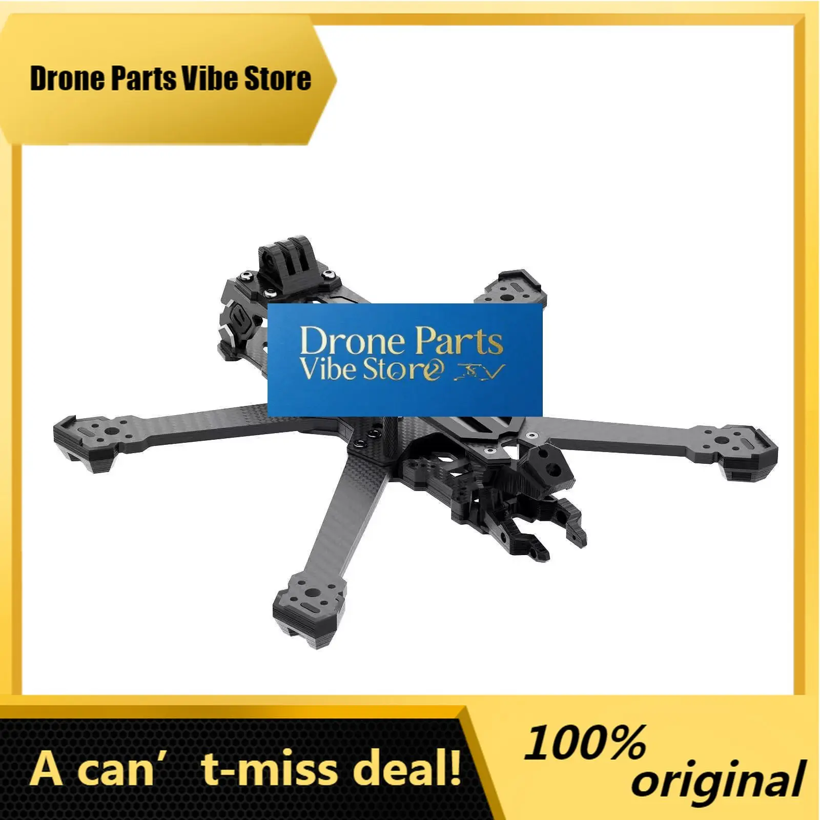 

Drone PartsGEPRC Vapor-D 5-inch Rack Accessories Hard Collision Resistant, Racing, And Flying FPV Frame