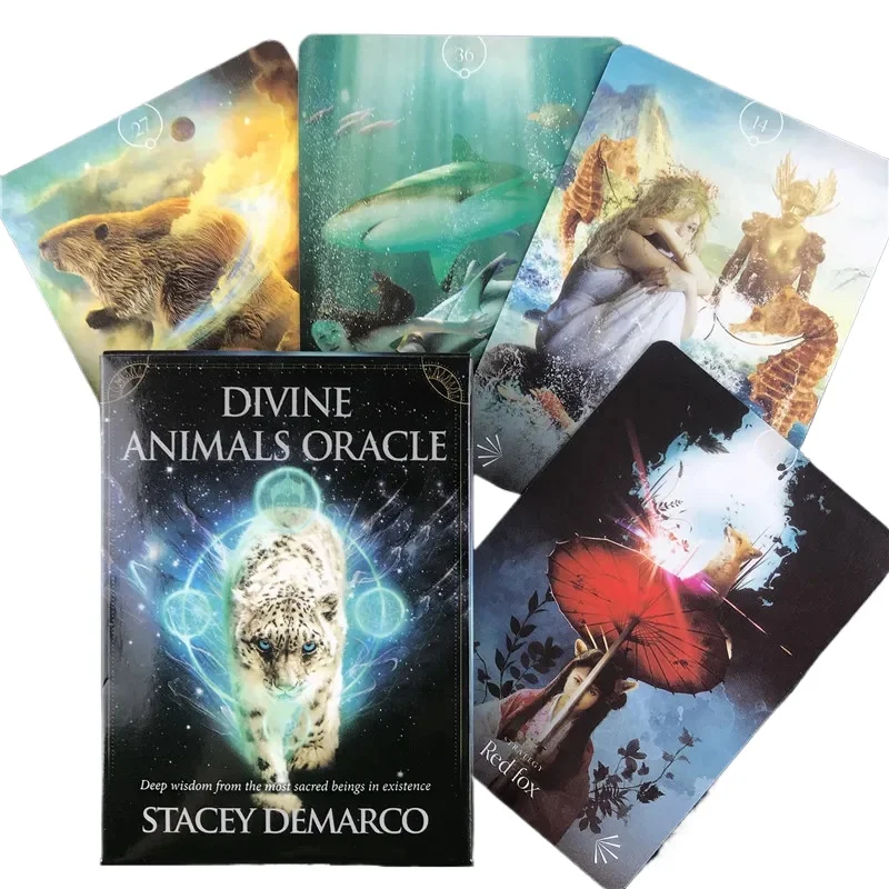 Divine Animals Oracle Card  Guidance Divination Fate PDF Instruction for Tarot Deck Board Games Family Party Cards