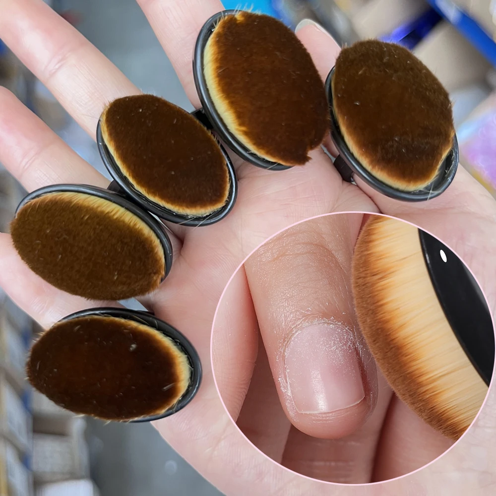 5 stücke Professionelle Nagel Staub Pinsel Kunst Pinsel Schönheit Make-Up Pinsel Entfernen Gel Polnisch Pulver Reinigung Werkzeug Maniküre Zubehör