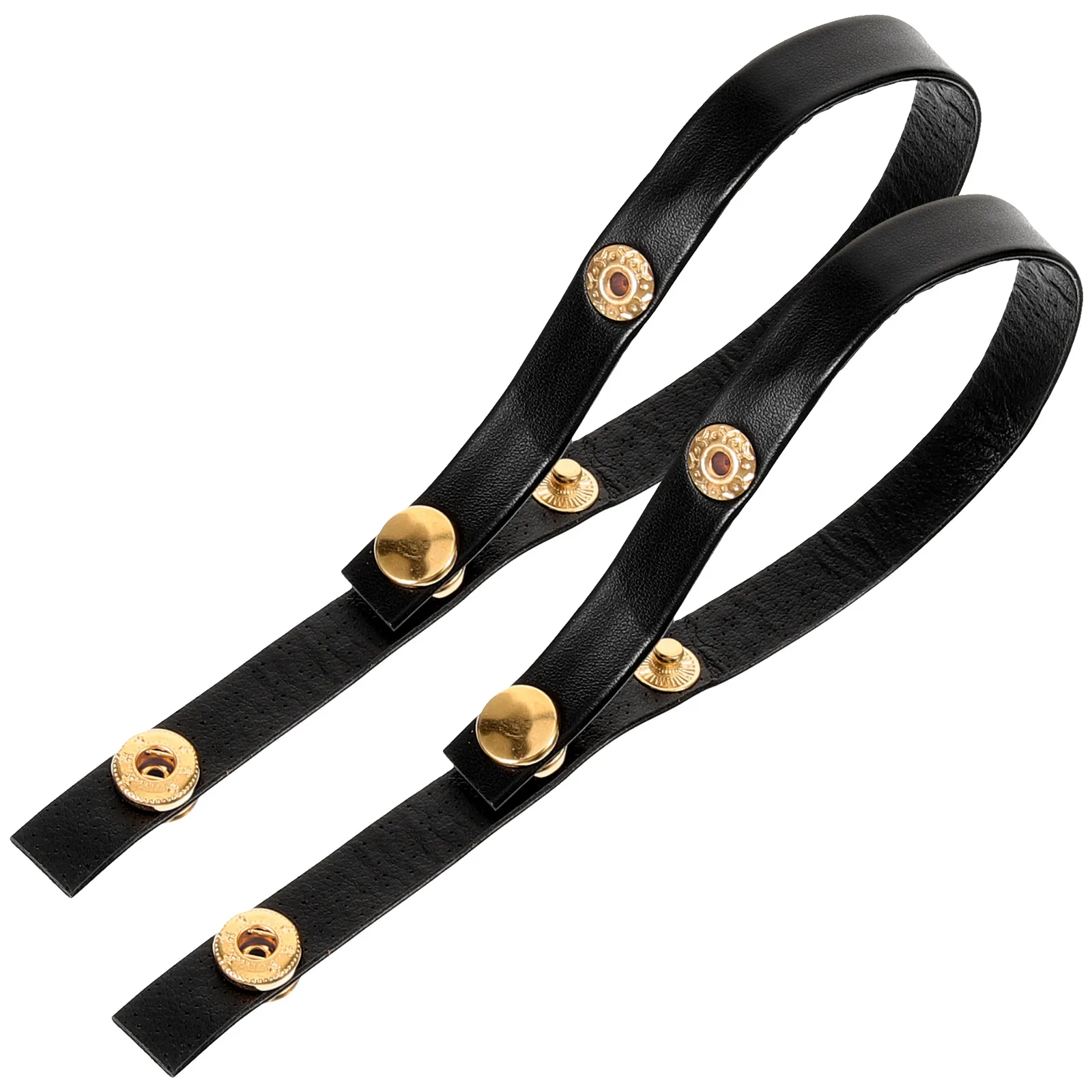 

1 Pair Elastic High Heels Straps Buckles Shoelace Snaps Adjustable Replacement Ankle Shoes Pcs Black Pu Lacesheel for Women