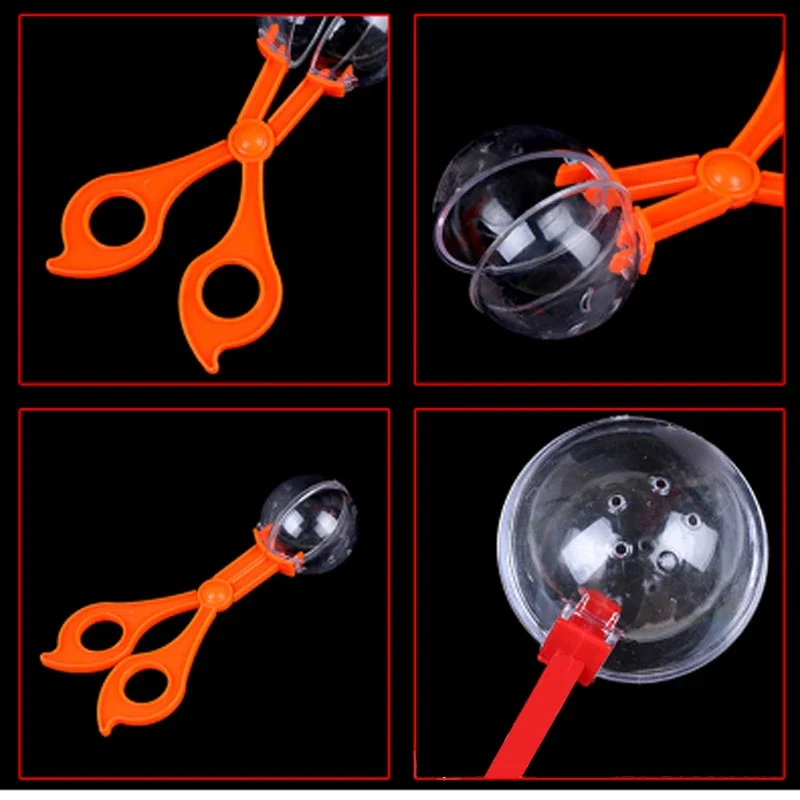 2pcs Kids Bug Catcher Set Portable Scissors Tweezers Clamp for  Biology Child Nature Exploration and Learning Educational Toy