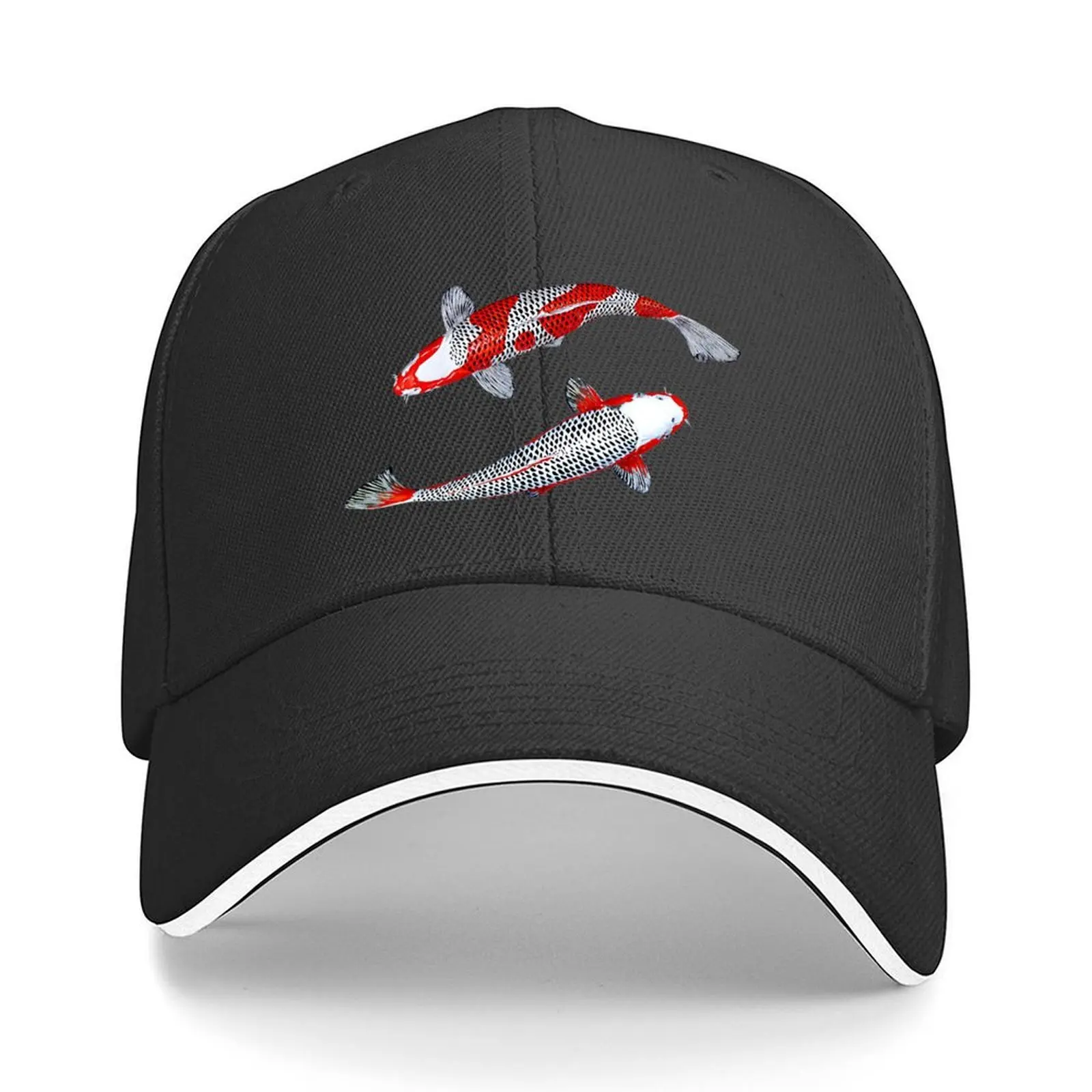 

Инь Ян Kuhaku Asagi Koi Vector Бейсбольная кепка с козырьком походная кепка Кепка дальнобойщика | -F- | Роскошные женские и мужские