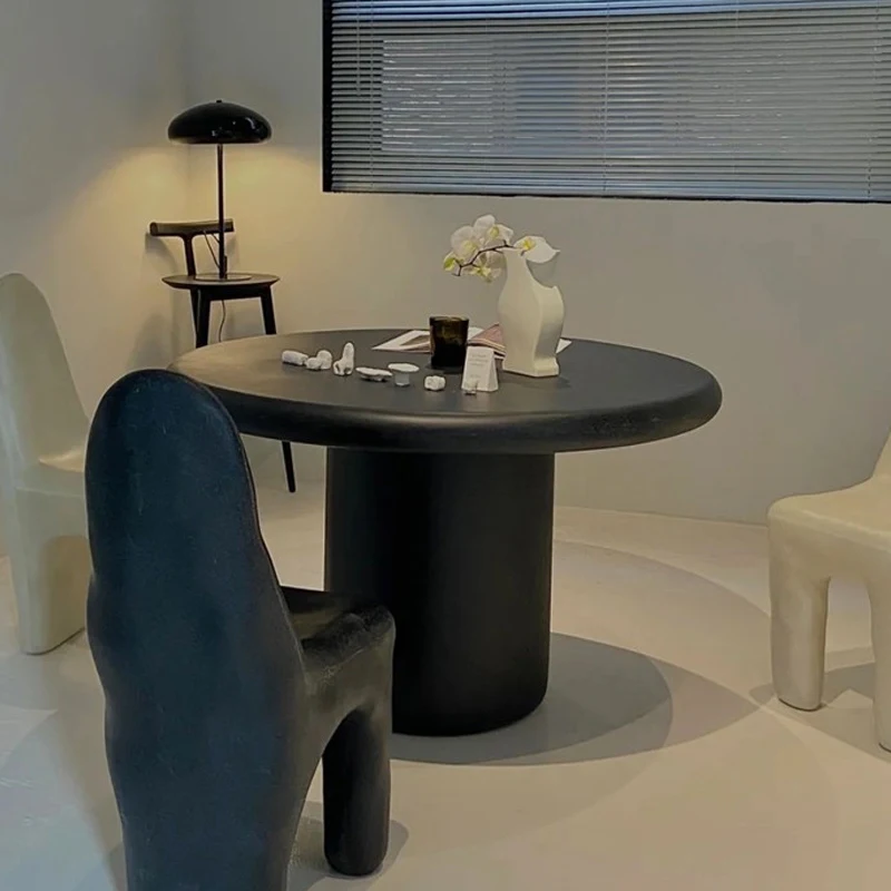 مطعم طاولة طعام مستديرة الحديثة الطابق نمط تصميم المطبخ طاولة طعام غرفة المعيشة خدمة فاخرة موبليس الأثاث الفريد