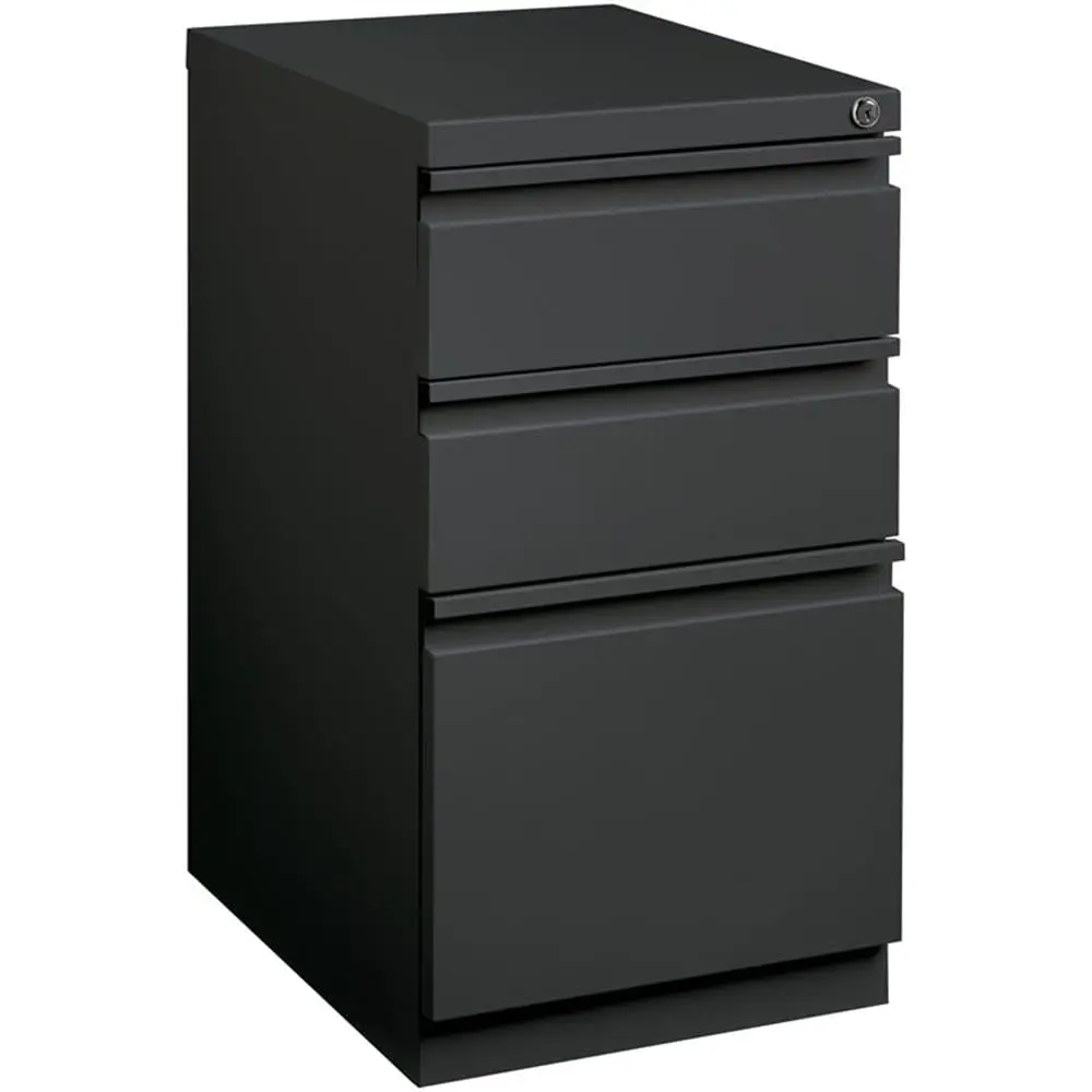 

3-Drawer Metal Mobile Filing Cabinet Lockable Letter-Size Ball-Bearing Steel Office Storage 20in Customized