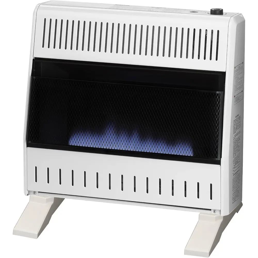 

MN300TBA-B VentlNatural Gas Blue lame Space Heater with tat Control or Home and Oice Use, 30000 , Heats Up to 1400 Sq. t., Inclu