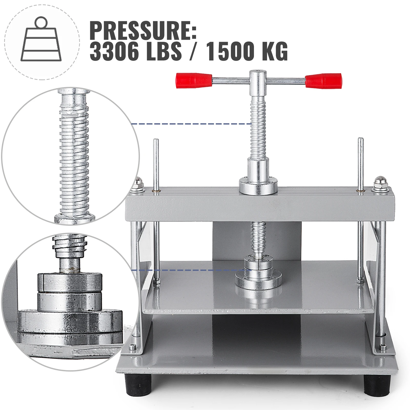 VEVOR A4 Book Binding Press Machine Manual Flat Paper Binder Tampography Office School Tools Use for Documents Stamps Banknotes