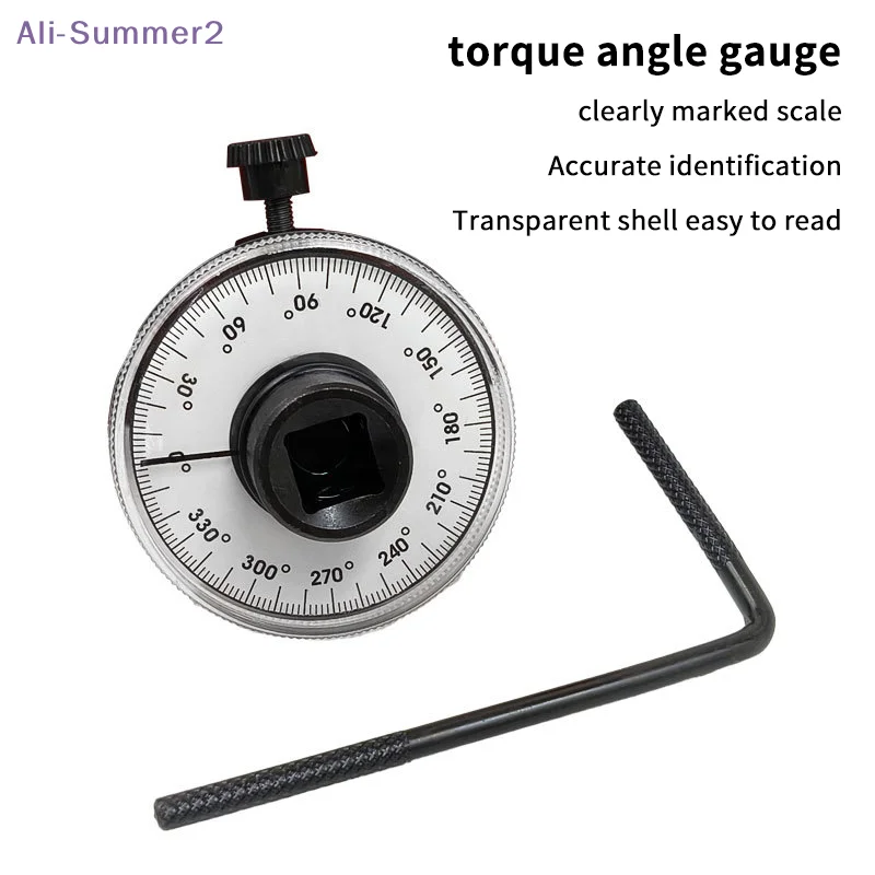 {Summer2} Torque Wrench Torquemeter Dial Hand Tool Auto Service Equipment Garage Calibrated In Degrees Automotive Tools
