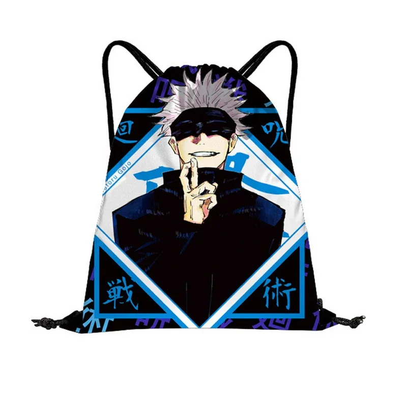 Anime Fairy Tail Natsu Dragneel Sling Bag Backpack Lucy Heartphilia Light Double-Shoulder Shopping Bag Drawstring Bag