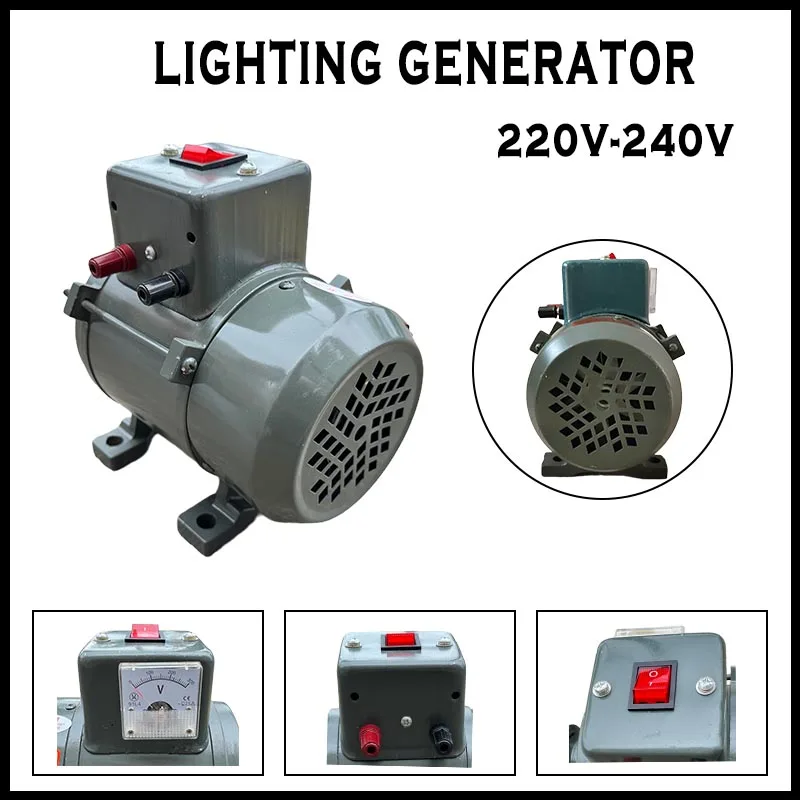 

5000W 10000W Single Phase Generator 220V 230V Efficient Permanent Magnet Generator Magnetic Alternator With Small Pulley Type