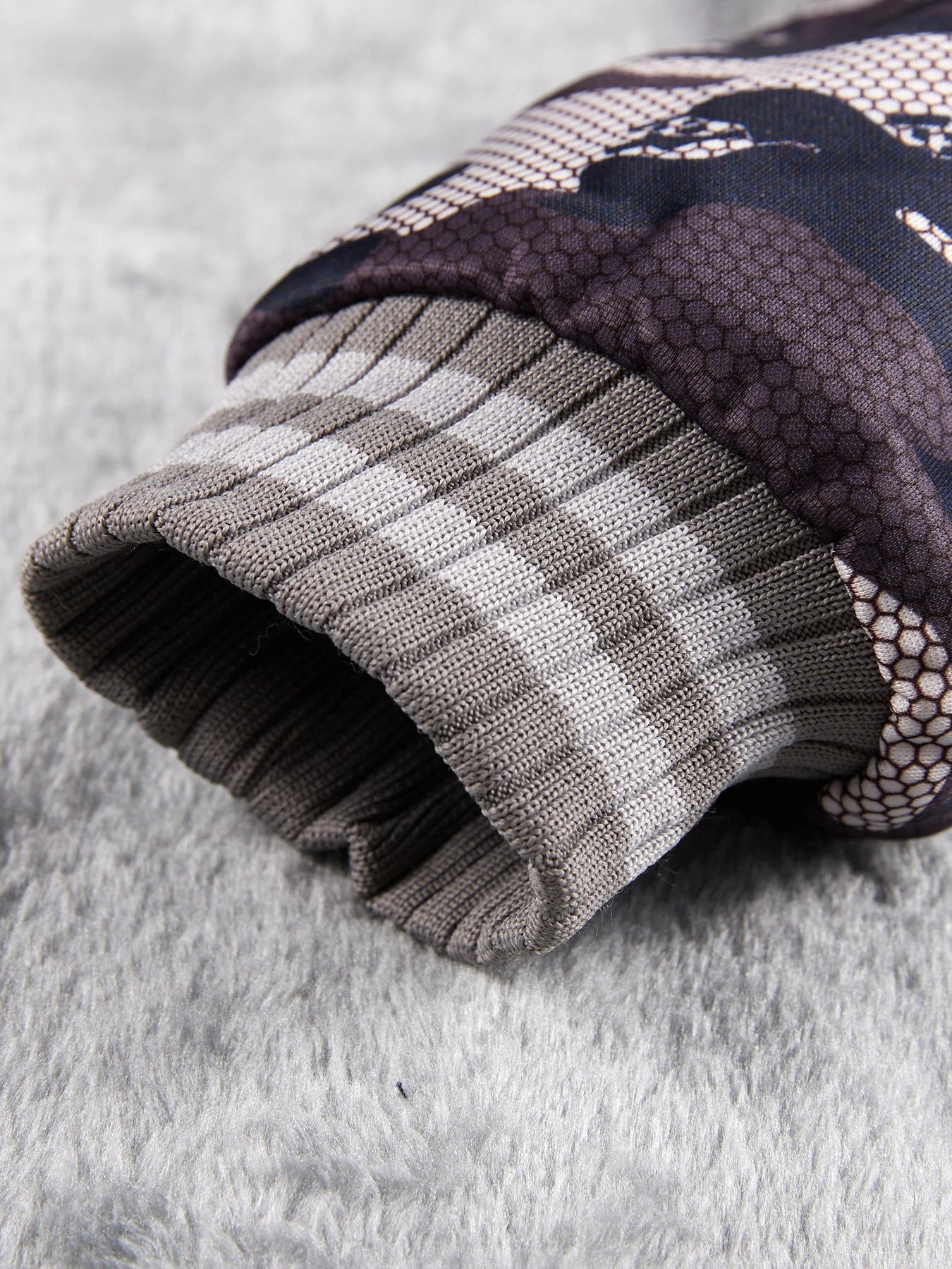 ميامي فلوريدا 1982 الطباعة الرجال البلوز في الهواء الطلق الشتاء الشارع الشهير لينة الصوف البلوز الوزن الثقيل الأزياء سستة الستر