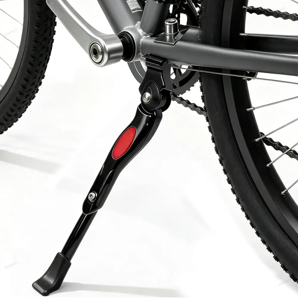 Adjustable Aluminum Alloy Bicycle Kickstand 22-26 Inch Side Support Parking Rack for MTB Mountain Bike Anti-slip Parts