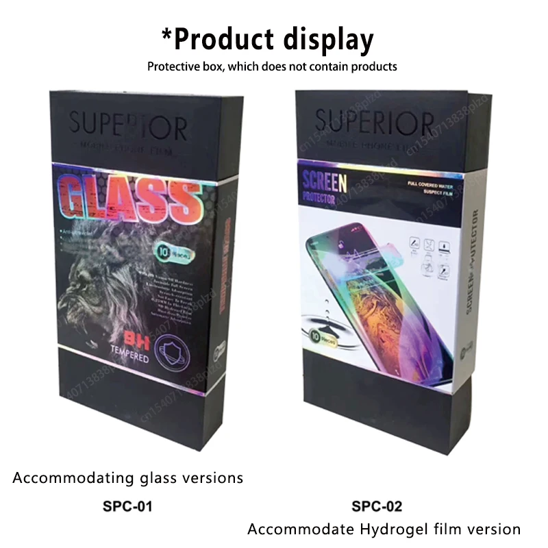 Super Protective Gift Box For AAPLE iphone Samsung Galaxy XIAOMI Mi Redmi POCO Screen Protector Case Hard Box Phone Accessories