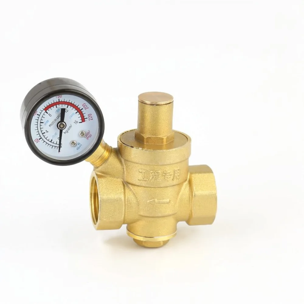 Brass Pressure Control Valve For For Nuanyang Household Water Pipe Regulator Adjustable Reducing Device For Heater System