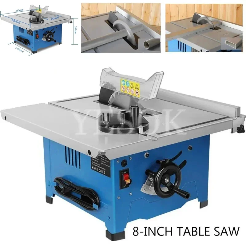 

4200r/min Small Multifunctional Household Woodworking Table Saw Oblique Cutting Circular Saw 45 Degree Cutting Machine Table saw