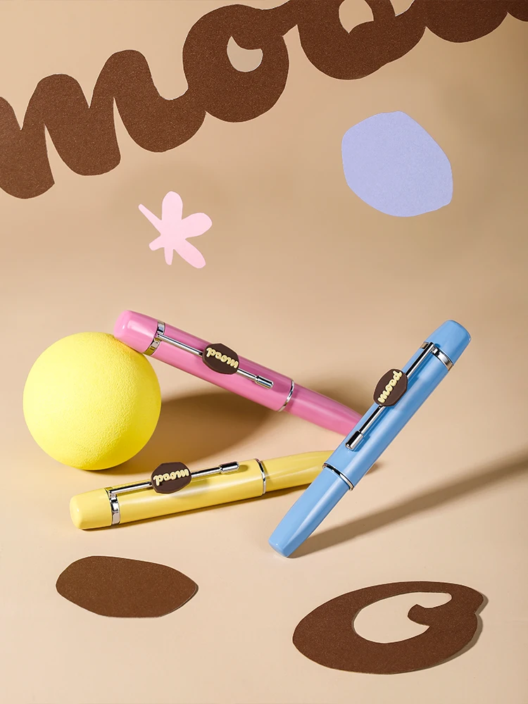 BANJU Mule Series Pocket Fountain Pen Portable Pen Lightweight for Journaling Writing Smooth Ink Flow School Supplies Stationery