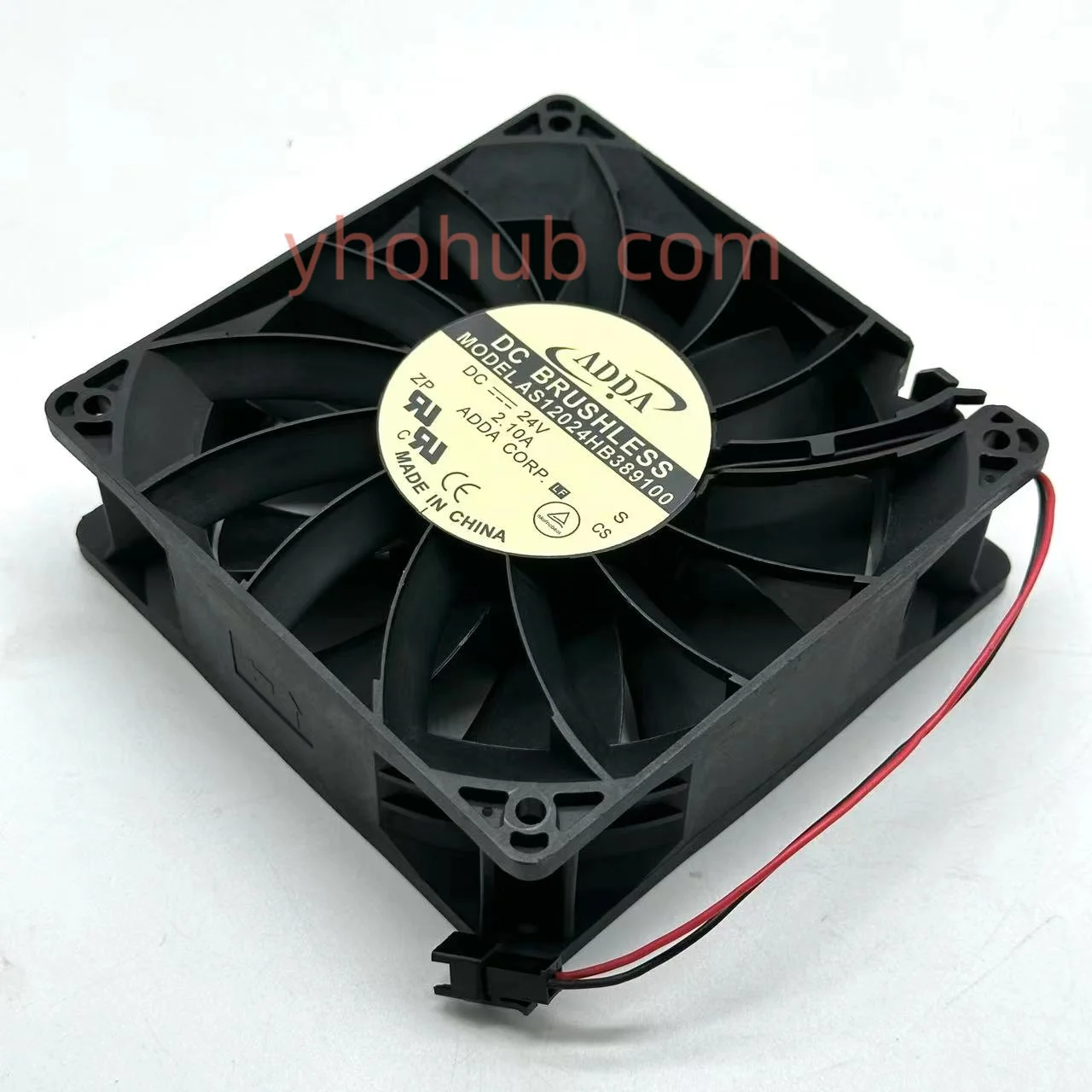 

ADDA AS12024HB389100 DC 24V 2.10A 120x120x38mm 2-Wire Server Cooling Fan