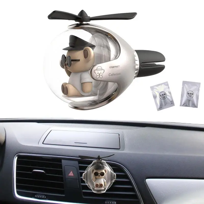 Car Smell Air Freshener Car Air Fresheners Vent Clips Cute Dog Diffuser Car Fragrance Interior Aromatherapy Ornament