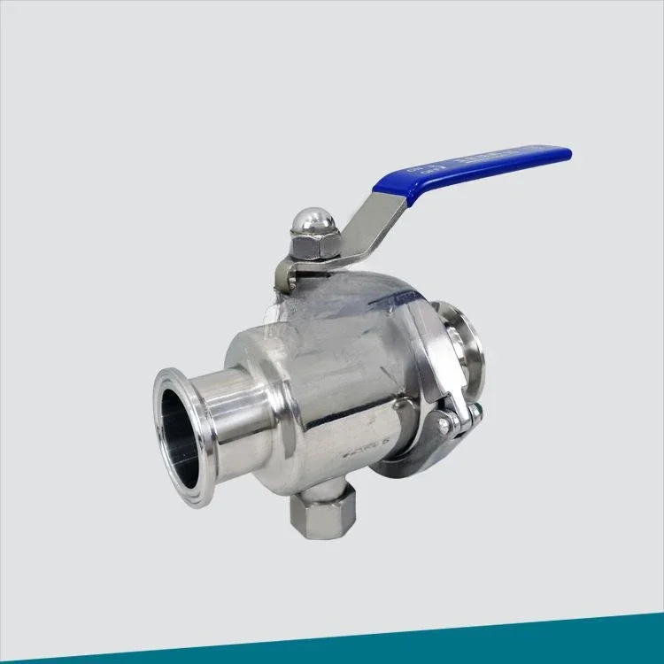 Half-pack CF8 manual sanitary clamp ball valve oil-free degreasing treatment W2Q81F-10P- 38-50.5