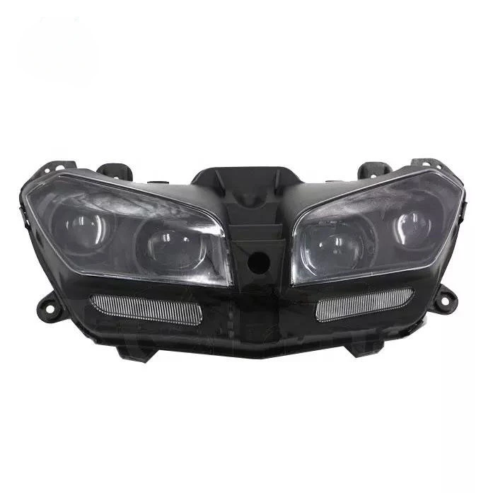 

modified Motorcycle Part Fit For Mt09 Mt-09 2017-2020 Headlamp Front Head Light With Upper Fairing